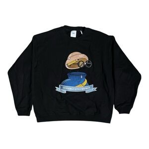 KITH x Invisible Friends Crewneck Sweater Black